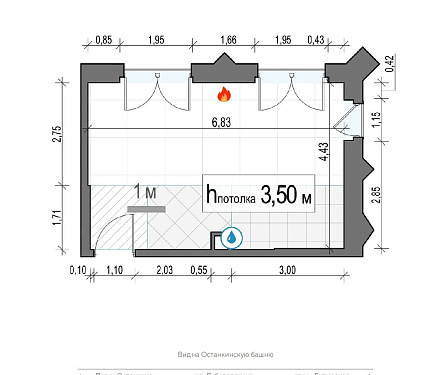 квартира новостройка площадью 30,5 кв.м.